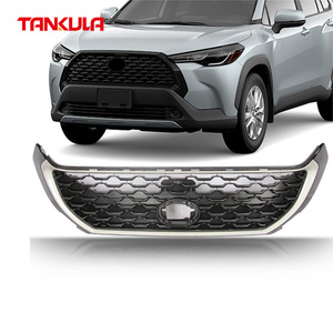 Parrillas de coche para piezas de carrocería, parrilla de parachoques delantero negro, parrilla delantera de coche para <span class=keywords><strong>Toyota</strong></span> <span class=keywords><strong>Corolla</strong></span> Cross 2022 <span class=keywords><strong>2023</strong></span> - Product Image 1
