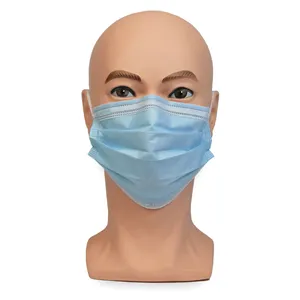 3Q Brand Ear Loop ASTM Level 1 Adult Non Woven 2024 Custom Factory Disposable 3 Ply Surgical Face Mask