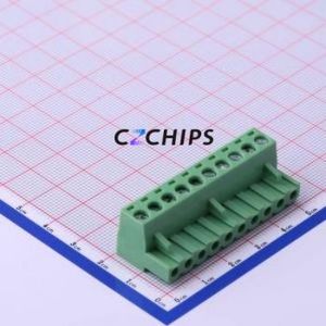XY2500F-A-5.0-10P Plug-in Terminal Block P=5mm Connector ( Connector Type: Plug )( Construction: 1x10P )( Pitch: 5mm ) - Product Image 1