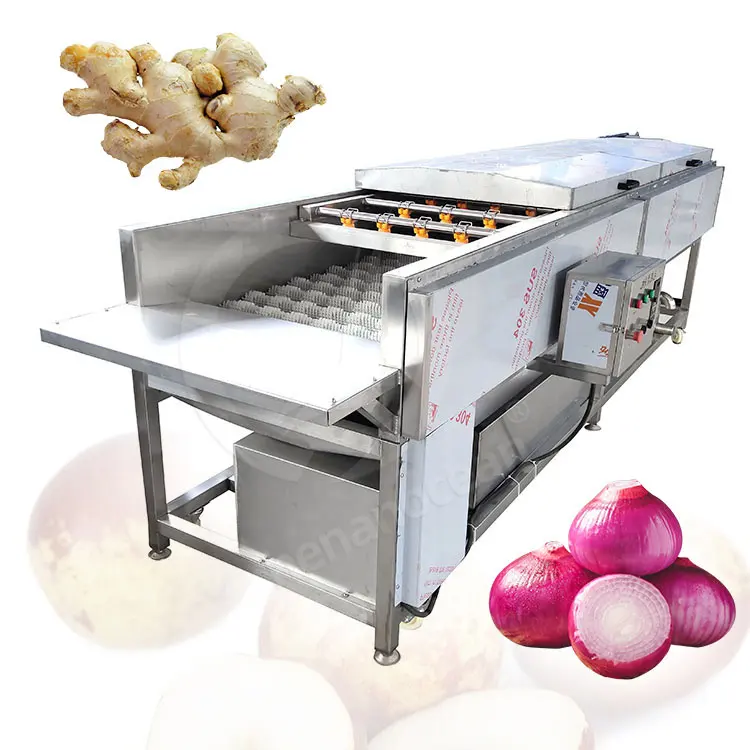オーシャンキャロットブラシローラー新鮮なサツマイモクリーンマシンフルーツ & 野菜洗浄装置