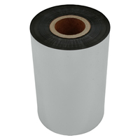 Lilin pita termal 110mm * 300m, untuk pencetak kode batang Zebra TSC Godex