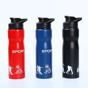 750ml Fashionable Portable Stainless Steel Sports Water <b>Bottle</b> - Creative Leisure Bike Water Cup - Product Image 1