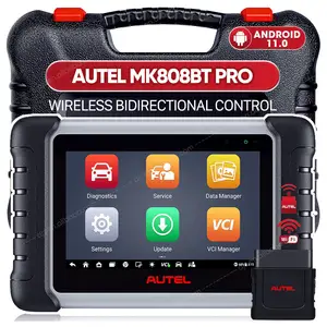 Scanner de contrôle bidirectionnel Autel Maxicom MK808BT Pro Outil de diagnostic de voiture sans fil amélioré de MK808S MK808BT MX808S