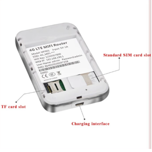 Router WiFi Portátil MF903 LTE de Largo Alcance, Hotspot Móvil Desbloqueado con Batería para Uso Doméstico, Incluye Función de Firewall, Wi-Fi 2.4g - Product Image 2