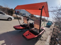 Catamarán inflable engrosado de PVC de 3,2 M, barco de ocio y kayak para plataforma de pesca e instalaciones de entretenimiento acuático