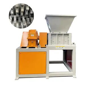 Factory Price Plastic Wood Metal Double Shaft Shredder Recycling Heavy Duty Fiber Crushing Machine