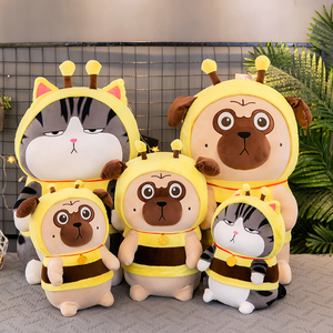 Les chatons et les chiots sont mignons et mignons dans des vêtements de style abeille. Ce sont des cadeaux de famille pour les garçons et les filles. - Product Image 4