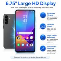 Prix d'usine W&O X56, 3 Go + 32 Go, téléphone Android 12 4G de 6,75 pouces