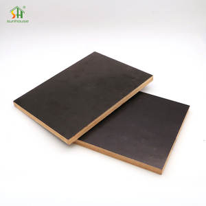 1250mm x 2500mm Feuille de contreplaqué d'architecture d'aviation d'eucalyptus noir Panneau de bois de placage laminé marin - Product Image 6