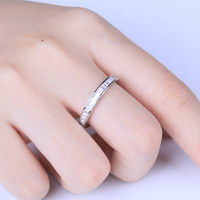 Anneaux de mariage en argent sterling 925, créatifs, nouveaux, en forme de T, élégants, en forme d'animal, pour cadeau, fête, anniversaire
