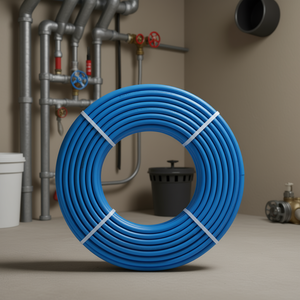 Tuyau flexible Vevor Pex B bleu 1/2 pouce 300 pieds pour plomberie eau chaude et froide - Product Image 2