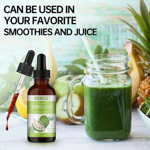 OEM <span class=keywords><strong>Soursop</strong></span> Graviola葉エキス液滴細胞サポート再生用液体,腸の気分,リラックス,肝臓用 - Product Image 5