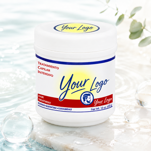 Vente en gros de masque capillaire intensif à la kératine Creamides 16 oz 450g, traitement de soin profond pour cheveux secs et abîmés - Product Image 1