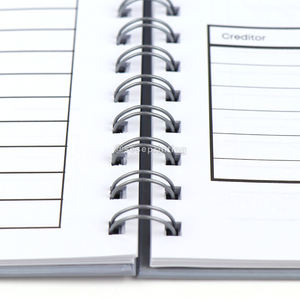 Pemasok perencana jurnal perencana keuangan Wire-O kustom dengan layanan cetak Halaman - Product Image 3