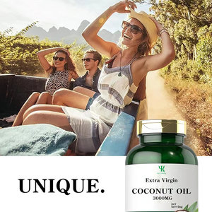 קפסולות שמן קוקוס טבעוני מותאם אישית קפסולות שמן קוקוס כתית מעולה לב בריאות מוח שמן קוקוס דחוס קפסולות Softgel - Product Image 5