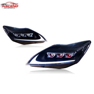 <span class=keywords><strong>Faros</strong></span> Delanteros LED de 12V y 6000K para <span class=keywords><strong>Focus</strong></span> 2009-2014 <span class=keywords><strong>MK2</strong></span> MK3, Conjunto de <span class=keywords><strong>Faros</strong></span> DRL con Luz de Señal de Giro Secuencial - Product Image 1