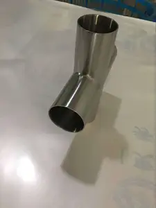 Standard And Nonstandard Sanitary Tube Fittings Stainless Steel Cross 4 Way For Daiy Food Pipeline