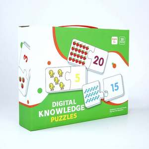 Apprendimento della <span class=keywords><strong>conoscenza</strong></span> digitale per bambini Puzzle precoce Jigsaw giocattoli educativi - Product Image 3