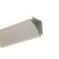Kit d'éclairage LED de plafond moderne Tungwille 69x69mm, profilés en alliage d'aluminium soudés et découpés, série T5-6063, longueur personnalisable, intérieur