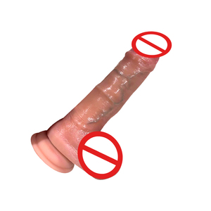 Grand Dildo en Silicone avec Ventouse, Plug Anal Réaliste et Souple, Étanche et Vibrant pour Massage Adulte - Jouet Sexuel Féminin - Product Image 3