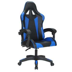 <span class=keywords><strong>Chaise</strong></span> d'ordinateur en cuir synthétique avec siège inclinable réglable, <span class=keywords><strong>chaise</strong></span> pivotante <span class=keywords><strong>pour</strong></span> gamer avec LED, matériau en acier inoxydable et aluminium - Product Image 2