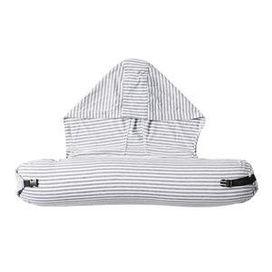 Almohada de Viaje con Capucha en Forma de U de Muji, a Rayas, 28x26x14cm, Portátil, Bloquea la Luz, para Siesta en la Oficina - Product Image 2