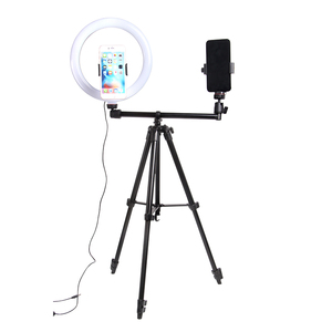 מתכוונן אופקי מורחב זרוע נייד חצובה stand עבור טלפון מצלמה טבעת אור וידאו הקלטה - Product Image 2