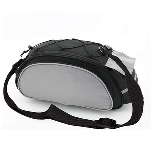 Vente en gros de sac de porte-bagages arrière de vélo noir pochette de voyage étanche multifonctionnelle à la mode sac de transport de vélo élégant - Product Image 2