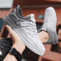 2025 nouveaux hommes chaussures de sport à la mode respirant maille mince décontracté tout match conception de tableau blanc à lacets EVA été déodorant Style