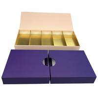 Boîte d'emballage personnalisée avec logo, réutilisable, haut de gamme, écologique, avec éléments créatifs uniques, double couvercle, étiquette scellée, cadeau