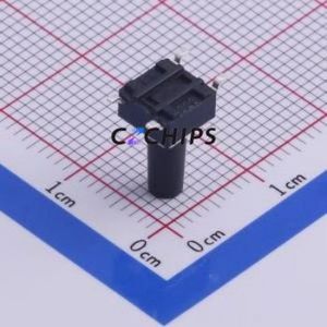TS-1002S-11526C Tactile Switch SMD-4P,6x6mm Switch Single Pole Single Throw Round Button Vertical Mount 6mm - Product Image 2
