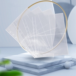 A5 chất kết dính tay áo PP photocard Túi Refill trang tấm bảo vệ nhựa giao dịch thẻ tay áo cho 6 vòng Album ảnh Chất kết dính - Product Image 2