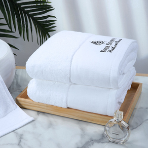 Set di <span class=keywords><strong>Asciugamani</strong></span> per <span class=keywords><strong>Hotel</strong></span> 5 Stelle, 100% Cotone, Bianchi, per Viso, Mani e Bagno, Personalizzabili con Logo, <span class=keywords><strong>Forniture</strong></span> per <span class=keywords><strong>Hotel</strong></span> - Product Image 3