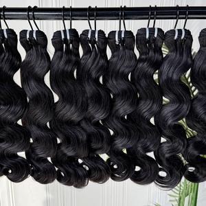 ผมมนุษย์แท้แบบ Body Wave  ความหนาแน่นเต็มพิกัด เนื้อนุ่ม สีธรรมชาติ จัดจำหน่ายโดยตรง - Product Image 4