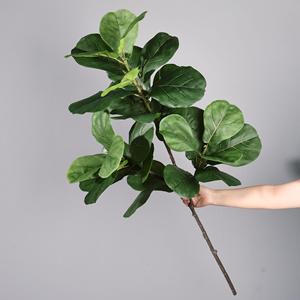 Arbre artificiel Ficus lyrata Meng Jie 100cm-200cm, plante décorative d'intérieur en plastique pour la maison et le jardin - Product Image 3