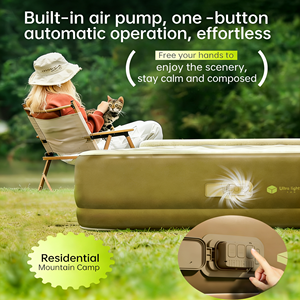 Colchón <span class=keywords><strong>Inflable</strong></span> Automático Hikeon Moderno, Ligero y Portátil, de Doble Color, Todo <span class=keywords><strong>en</strong></span> Uno, con Inflado Automático <span class=keywords><strong>en</strong></span> 60s para Camping y Actividades al Aire Libre - Product Image 4