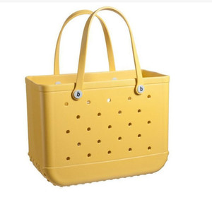 Bolso de mano EVA Tote Bolso de Playa Grande Bolso de hombro Estampado 2022 EVA Almacenamiento Viaje Playa Verano Silicona Mujeres Damas A prueba de agua BLY - Product Image 6