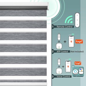 Thiết kế hiện đại điện Zebra cửa sổ Shades thông minh ngày đêm Con lăn mù vải ngang mô hình bán buôn cửa sổ bao gồm - Product Image 2