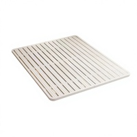 Lit flottant minimaliste italien de luxe léger 1,68 m, lit double en fer sans tête de lit