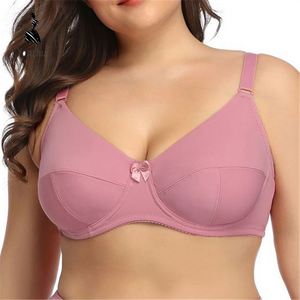 Sujetador con aros sin relleno YZ 2026 para mujer, con lazo decorativo, cobertura completa, talla grande - Product Image 1