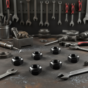 Juego de tuercas de seguridad M6, tuercas hexagonales métricas para tornillos, sujetadores, herrajes - Product Image 2