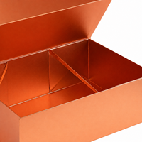Boîte cadeau rigide de luxe personnalisée en carton avec finition mate, gaufrage et insert séparateur pour emballage cadeau haut de gamme et présentation en magasin