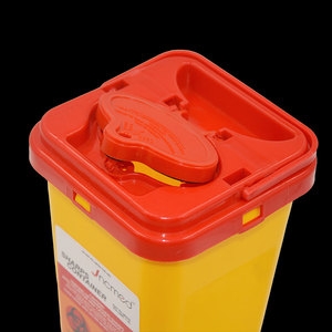 Medical Plastic <strong>Sharps</strong> <strong>Containers</strong> Medical <strong>Container</strong> Biohazard Needles Disposal 1L Waste <strong>Sharps</strong> Box - Product Image 3