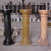 Colonnes en pierre naturelle sculptées à la main avec éclat Piliers de maison Piliers décoratifs d'intérieur