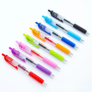 8 Kleuren Sneldrogende Inkt Navulbare Custom Logo Gel Pen Met Goedkope Prijs