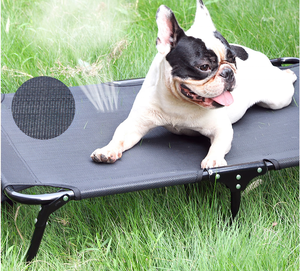 Hamaca plegable portátil para acampar en interiores y exteriores para mascotas, para perros y gatos, cama elevada para perros, cunas, cama elevada para perros - Product Image 3