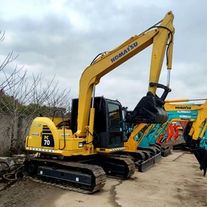 รถขุด Komatsu รถขุด Pc70ไฮดรอลิกรถขุดดิน Pc70-8รถขุดดินระบบไฮดรอลิกสำหรับ<span class=keywords><strong>ขาย</strong></span> - Product Image 1