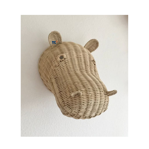 Cestas de pared de ratán boho de alta calidad no tóxicas al por mayor, bandejas de pared tejidas, artículos infantiles hechos a mano en Vietnam - Product Image 2