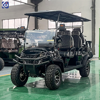Voiture de golf électrique CAMP Club Car 6 places tout-terrain, buggy de golf et de chasse