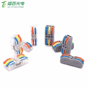 Connecteur de fil 222 223 Câble électrique Conecteur de bande de LED Câblage universel rapide Conducteurs compacts Bornier enfichable SPL-<span class=keywords><strong>2</strong></span> <span class=keywords><strong>3</strong></span> - Product Image 1